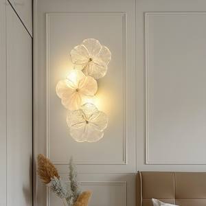 Lámpara de Pared LED Moderna de Lujo con Pantalla de Acero Inoxidable y Cristal para Dormitorio, Sala de Estar y Decoración de Hoteles - Product Image 2