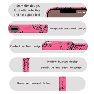 Da báo in chống sốc điện thoại trường hợp đối với <span class=keywords><strong>iPhone</strong></span> 16 15 14 Pro Max thời trang động vật mô hình điện thoại di động Bìa - Product Image 3