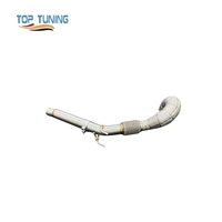 Tuyau de descente pour VW Golf MK7/MK7.5 GTI 2.0T 2014-2020 en acier inoxydable, système d'échappement de voiture haute performance, tuyau de descente catalyseur à haut débit