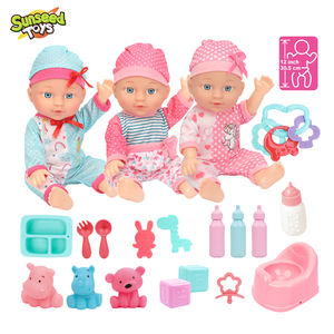 Muñeca Interactiva Sunseed Escala 1:12 con Bandeja de Alimentación, Biberón y Baño - Plástico 15-30cm para Niñas de 2 a 7 Años - Product Image 5
