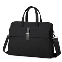 Sac souple pour documents professionnels en cuir véritable, imperméable, grande capacité, pour ordinateur portable, idéal pour les déplacements professionnels et les réunions