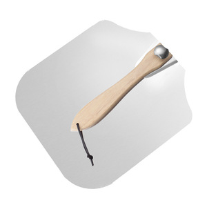 Aluminum Folding Pizza Spatula Wooden Handle 14 16 Inch Oven Safe For Household Use - Product Image 1