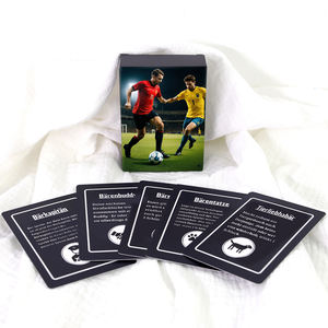Football Star Card Or Argent Noir Coloré Footballeur Trading Game Collection Football Joueur Cartes Pour Enfants - Product Image 6