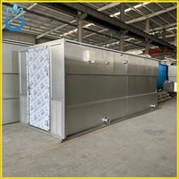 Pabrik Bioreaktor Pengolahan Air Limbah Otomatis Kontrol PLC Kontainerisasi Prefabrikasi Tahan Korosi SS304