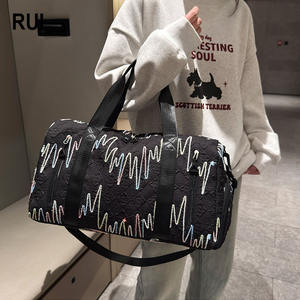 Bolsa de Viaje Deportiva Oxford Unisex RUIQUWIN, Duradera, para Negocios, con Separación para Objetos Secos y Húmedos, Transpirable, con Bolsillo con Cremallera, Portátil, Grande - Product Image 1