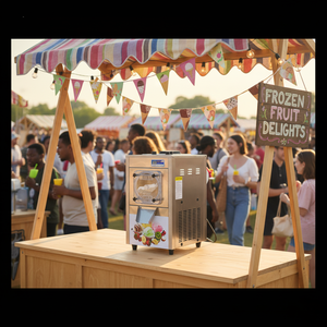 Máquina de Helado Duro Comercial QBL-N16, Producción de 16/H, Compacta para Tiendas de Conveniencia, Hoteles, Lobbies y Kioscos - Product Image 4