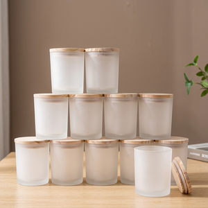 Bocaux à bougies personnalisés en plastique transparent de luxe, réutilisables, résistants à la chaleur, avec logo et couleur sur mesure, pour la maison et les mariages - Product Image 3