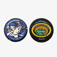 Sous-verres promotionnels personnalisés en PVC avec logo d'oiseaux de dessin animé, sous-verres ronds en caoutchouc, cadeaux d'affaires, sous-verres pour animaux