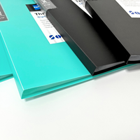 Porte-documents A4 personnalisable multicouche en PP avec inserts opaques, logo personnalisé, partitions musicales, grande capacité, 30 pages