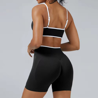 Nouvelle Tendance : Ensembles de Yoga et Tenues de Sport Sans Coutures Personnalisables avec Logo pour Femmes – Motif Léopard et Blocs de Couleurs – Idéaux pour l'Entraînement et le Fitness