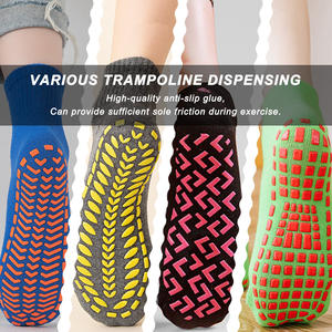 Chaussettes de saut avec logo personnalisé de haute qualité pour <span class=keywords><strong>trampoline</strong></span> Bounce House <span class=keywords><strong>Park</strong></span> Grip Chaussettes de <span class=keywords><strong>trampoline</strong></span> avec logo personnalisé Chaussettes de <span class=keywords><strong>trampoline</strong></span> antidérapantes - Product Image 3