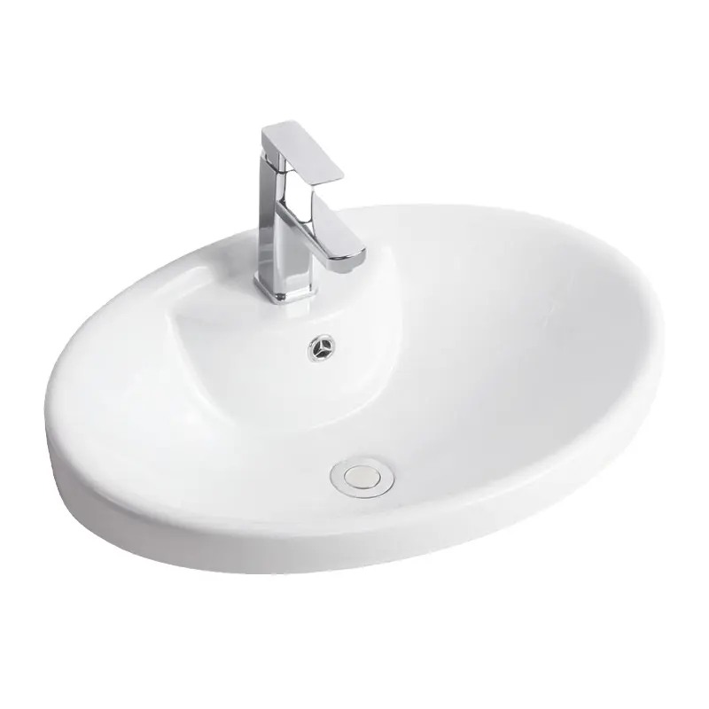 Lavabo de encimera de lujo, lavabo de baño, lavabo de cerámica, lavabo artístico Understage