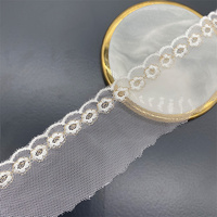 Robe en Dacron pour femmes fil d'or brodé jupe en dentelle bicolore accessoires de broderie Soluble dans l'eau pour vêtements chaussures sacs