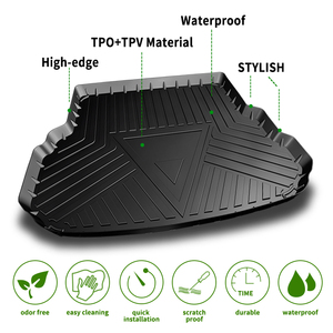 Alfombrilla Protectora para Maletero Trasero 3D TPO, Resistente al Polvo y a la Intemperie, para MG4 <span class=keywords><strong>EV</strong></span> y Mulan - Product Image 4
