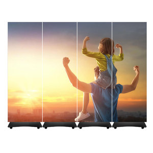 Aoyi năng lượng hiệu quả <span class=keywords><strong>LED</strong></span> có thể gập lại Áp phích Totem hiển thị với liền mạch nối Thiết kế mới xách tay kiosk - Product Image 4