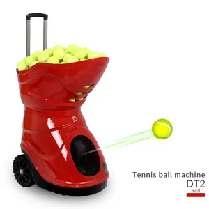 الأكثر مبيعًا SIBOASI روبوت كرة تنس محمول سهل الاستخدام آلة كرة تنس أوتوماتيكية مع جهاز تحكم عن بعد DT5