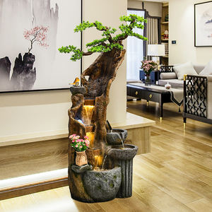 Ornamenti da <span class=keywords><strong>giardino</strong></span> in resina stile fontana <span class=keywords><strong>Feng</strong></span> <span class=keywords><strong>Shui</strong></span> decorazione <span class=keywords><strong>giardino</strong></span> casa fontana esterna cascata - Product Image 1