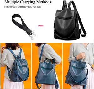 Wholesale Dropshiping <b>Ladies</b> Backpack Women Shoulder <b>Handbag</b> Waterproof Girls School Bag Casual Daypacks Lightweight Ru - Product Image 4