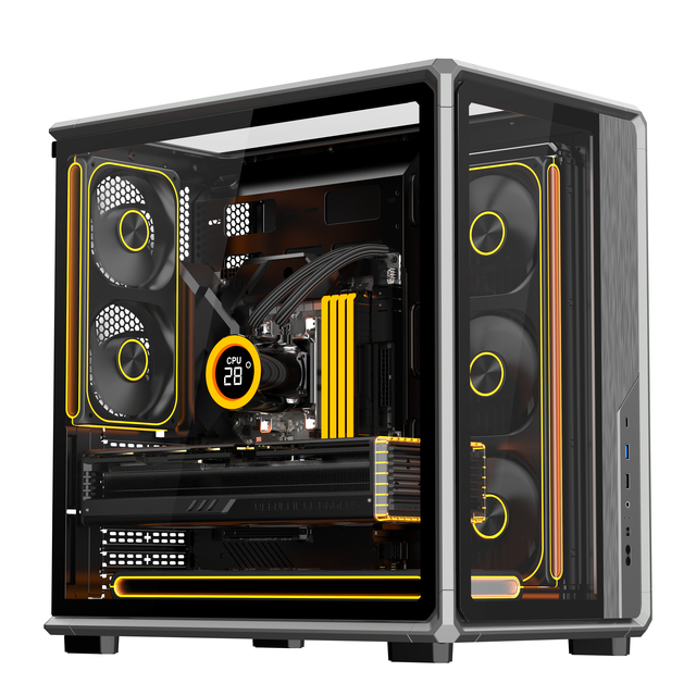 New Gaming PC Full Tower Steel and Metal Gabinete ATX Computer Case in Stock Hot Sale ARGB PC case