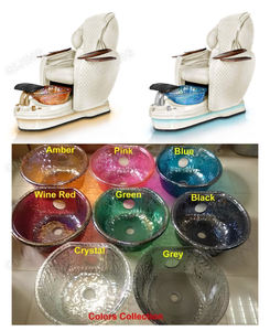 Lüks Modern Salon mobilya elektrikli ayak banyo sandalyesi Spa ayak masaj koltuğu güzellik salonu ayak yıkama koltuğu - Product Image 5