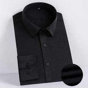 Camisa Personalizada 100% Algodón para Hombre, Formal, Manga Larga, Lisa, Casual, de Negocios - Product Image 3