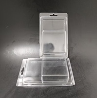 Boîtes de protection en PET transparent personnalisées, écologiques, emballages en blister en plastique avec carte insérée