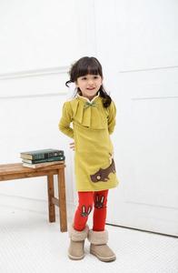 เสื้อผ้าสำหรับเด็กผู้หญิงกางเกงลำลองพิมพ์ลายกระต่าย - Product Image 2
