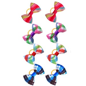 Accesorios para el Cabello de Mascotas Estilo Princesa, Lazo Elegante de Plástico y Tela, Diseño de Pájaro Animal Lindo con Estampado Sólido para Gatos y Perros - Product Image 2