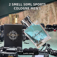 Eau de Cologne Fraîche pour Homme 50ml – Parfum Léger Longue Durée pour Étudiants, Usage Quotidien, Sport, Jour et Nuit – Idéal Cadeau – Vente en Gros