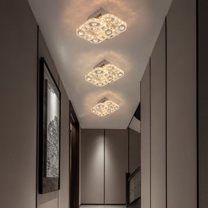 14W Dreifarbige Wechselbare Aufputz-Kristall-Deckenleuchte für Flure - Product Image 4