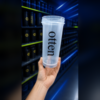 Shaker à protéines personnalisé, écologique, avec couvercle en plastique PP, isolation thermique, compatible lave-vaisselle, pour la salle de sport, le sport, la remise en forme, l'eau