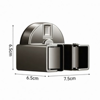 Support mural moderne et minimaliste pour balai et serpillière à ventouse, sans perçage, antidérapant, gain de place pour cuisine et salle de bain