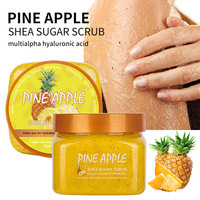 Soin du corps et de la peau, gommage au sucre 100% naturel, exfoliant, éclaircissant, hydratant, gommage au sucre de fruits et de karité pour le visage et le corps, 610g