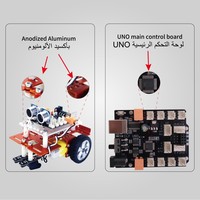 Kit de Chasis de Coche Robótico Electrónico Educativo para Principiantes, 14 Proyectos STEM Interesantes para el Aula en el Medio Oriente