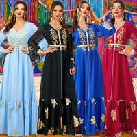 Robe Abaya perlée la plus vendue en 2025 pour femmes, broderie arabe d'hiver, hijab, Dubaï, Irak, vêtements de fête, respirabilité