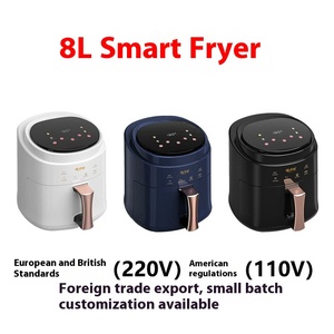 Friteuse électrique moderne intelligente 8L pour Airfryer grande capacité sans huile appareil de cuisine ménager multifonctionnel 1 an - Product Image 4