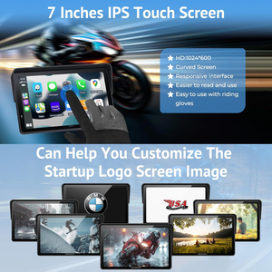 7 inch xách tay không dây Carplay /Android tự động màn hình IP67 không thấm nước cho xe máy không dây xe chơi màn hình cho xe máy - Product Image 6