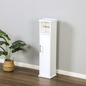 Porte-rouleau de <span class=keywords><strong>papier</strong></span> <span class=keywords><strong>toilette</strong></span> blanc de taille mini en MDF <span class=keywords><strong>pour</strong></span> <span class=keywords><strong>petit</strong></span> espace - Product Image 3