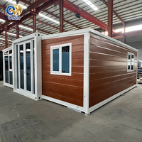 Maison préfabriquée économique en conteneur pliable et extensible de 40, 30 ou 20 pieds, avec cuisine préfabriquée, pour habitation ou usage portable