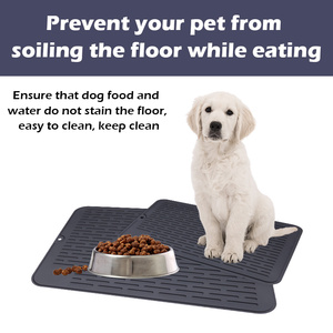 Neues Design Moderne Bedruckte Saugfähige Multifunktionale Wasserdichte Haustier-Leckmatte für Hunde Silikon Fütterungs- & Ruheunterlage - Product Image 2
