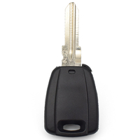 Coque de clé de voiture vierge avec logement de puce transpondeur, pièce de rechange pour serrurier avec puce intégrée