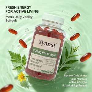 Suplemento Energético Herbal con Extracto de Hierba de Cabra en Cápsulas Blandas para la Vitalidad Diaria Masculina, Ayuda a Mantener un Estilo de Vida Activo para Adultos - Product Image 4
