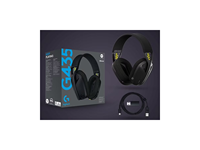 Casque de jeu filaire Logitech, casque pour ordinateur de jeu, microphones, FPS G435