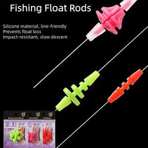 คลิปหนีบเหยื่อคาราไบเนอร์ คันเบ็ดตกปลา คาราสติ๊ก ลอยน้ำ ตกปลาทะเล ลอยน้ำ ตีไกล อุปกรณ์ตกปลา ไม่ทำลายสาย - Product Image 2