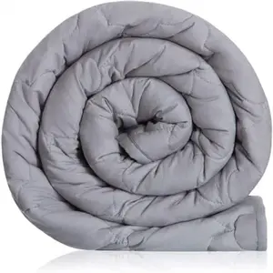 Oem Manufacturer Weighted Polyester Cotton Throw Soft Thick Comfort Blanket For Bedroom Living Room