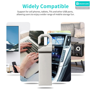 Biểu tượng tùy chỉnh USB tùy biến kim loại mini USB Flash Drive 16GB 32GB Cle Bộ nhớ Gậy 64GB 128GB tùy chỉnh USB Stick - Product Image 4
