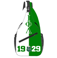 Mochila Bandolera Personalizada al por Mayor Zeta Amicae 1948, Bolsa de Pecho Deportiva para Viajes, Regalo de Hermandad, Bolsa Bandolera Zeta Phi Beta, Moda Casual