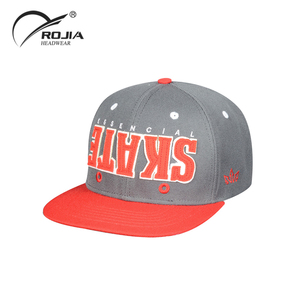 En gros fait sur commande brodé rouge SKATE <span class=keywords><strong>logo</strong></span> Hip hop snapback chapeaux - Product Image 1