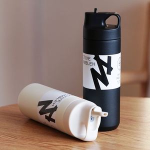 550Ml Stainless Steel Vacuum Insulated Travel Coffee Mug Eco-Friendly Minimalist Design Sport Water <b>Thermos</b> Back School Bicycle - Product Image 5