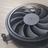 Refroidisseur de processeur pour serveur 1U, 12e génération, LGA1700/1155, dissipateur thermique en cuivre-aluminium, 120W, pas de broches universel 75, XH-1U-A, deux roulements à billes